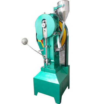 花籃式單沖壓片機